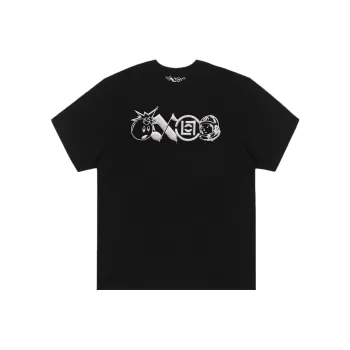 The Hundreds X Clot X BILLIONAIRE BOYS CLUB CLOT Quartet Co brand T Shirts Unisex Black