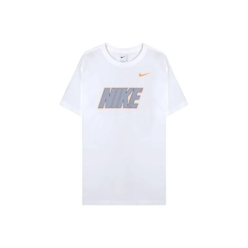 Nike T Shirts Men White-0