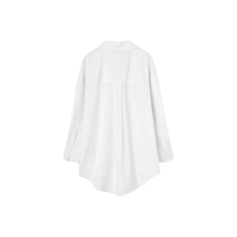 Anine Bing Mika Striped Shirt-1