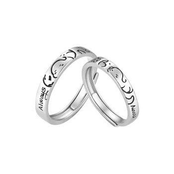 CLARKIA FLOWER S925 Silver Rings Unisex