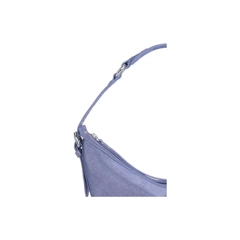 By Far Gib Lamé Leather Shoulder Bag-2
