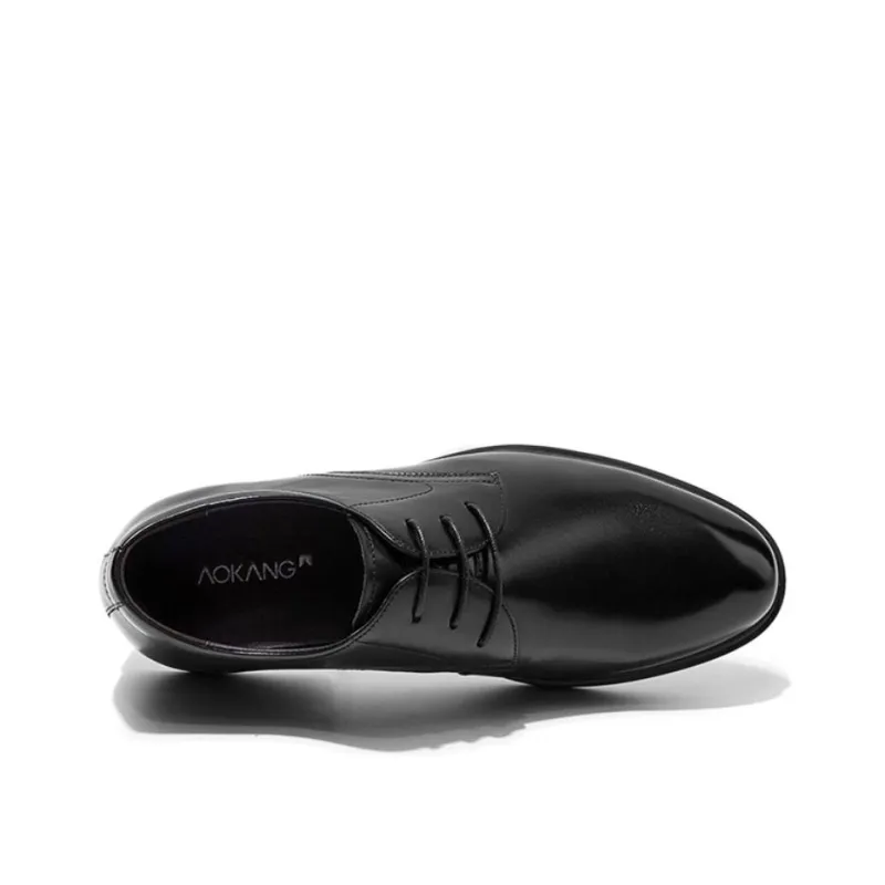 AOKANG Casual Minimalist Artistic Style Men's Black-2