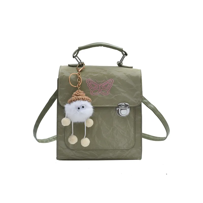 Yalu PU Backpack Women's Pink/Silver/Green/White/Black-12