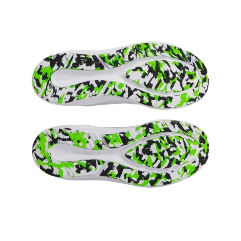 Under Armour Charged Pursuit 4 Anti Slip Wear Resistant Low Top Casual Running Shoes Men's White-4