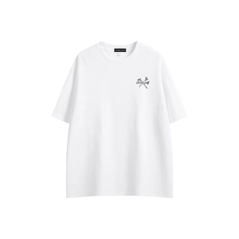 CHARLIE GOLF T Shirt Unisex White-1