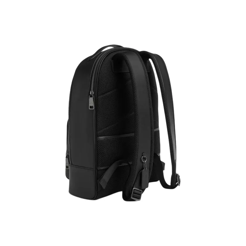 COACH ETHAN Coated Canvas Backpack Large Size Men's Charcoal Black-1