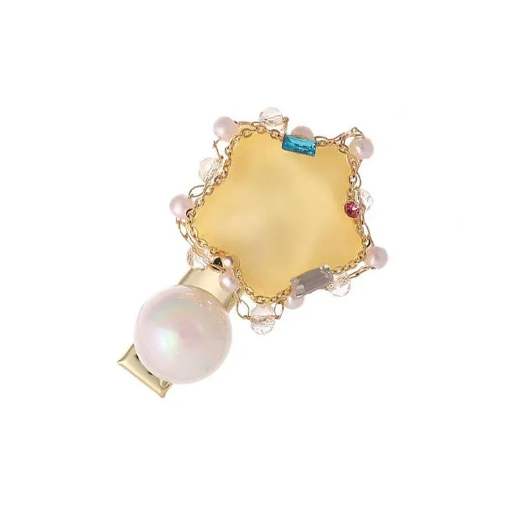 MENGNI Crystal Hair Clips Unisex-4