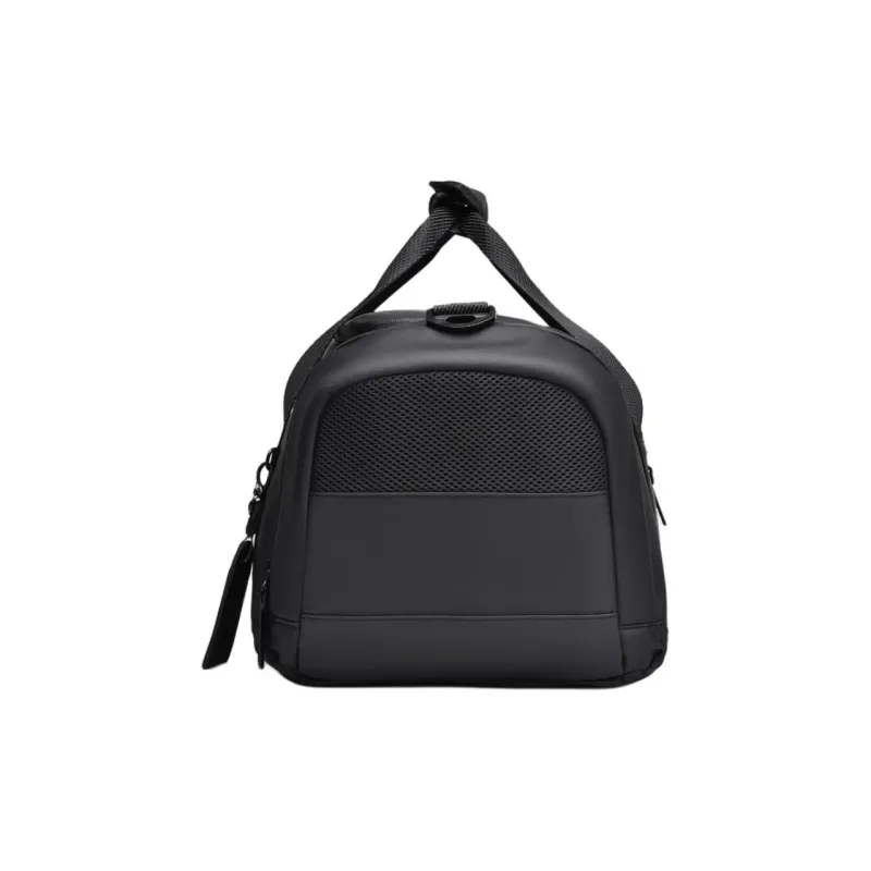 Old Man's Head Fabric Travel Bag Men's Black-3
