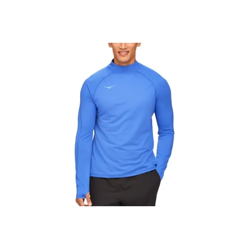 HOKA ONE ONE Cold Weather T-Shirts Men Blue