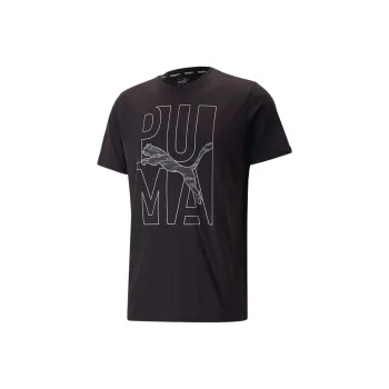 PUMA CAT FILL T-Shirts Men Black