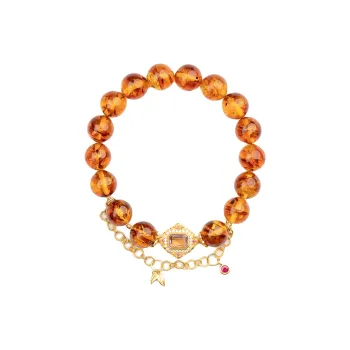 Xianyuan Amber Jade Bracelets Unisex