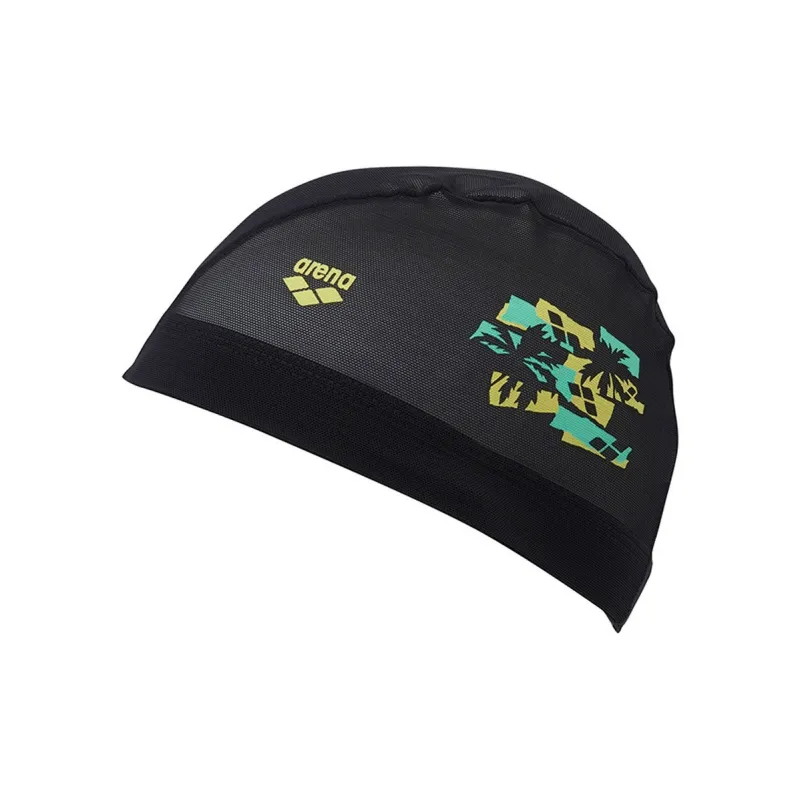 Arena Swimming Caps Nylon, Polyurethane Unisex Black-0