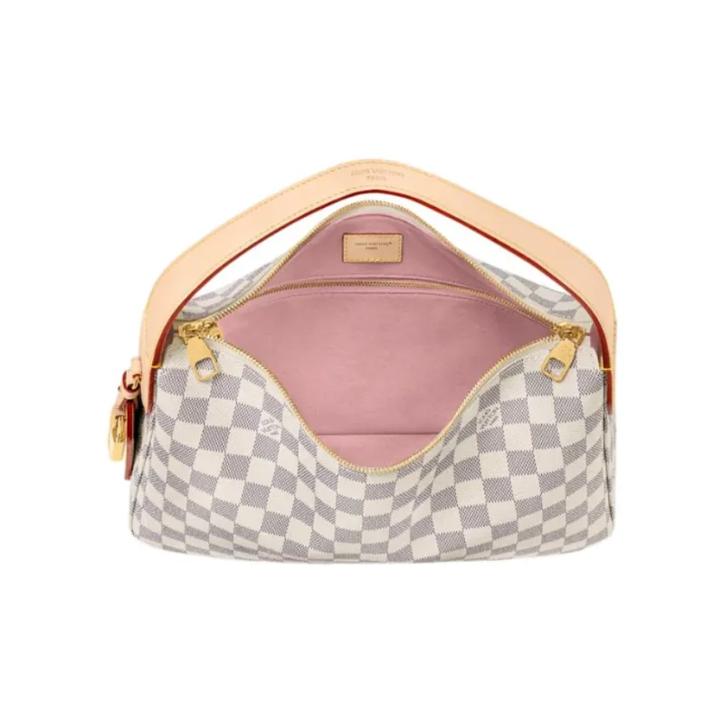 LOUIS VUITTON Coated Canvas Shoulder Bag Trumpets Women's Sky Blue-3
