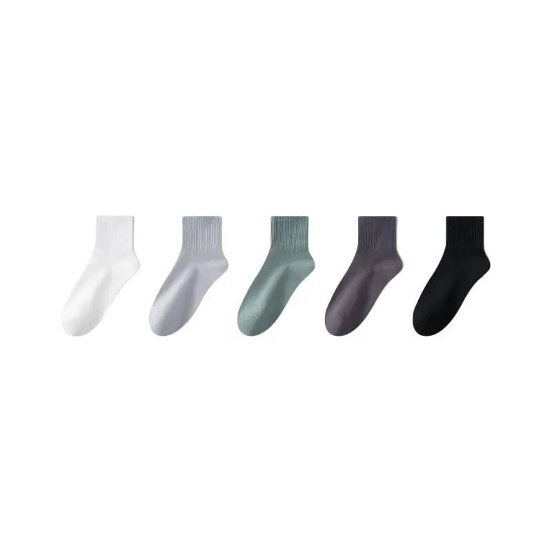 MIIOW Mid Calf Socks Unisex 5 Pack-6