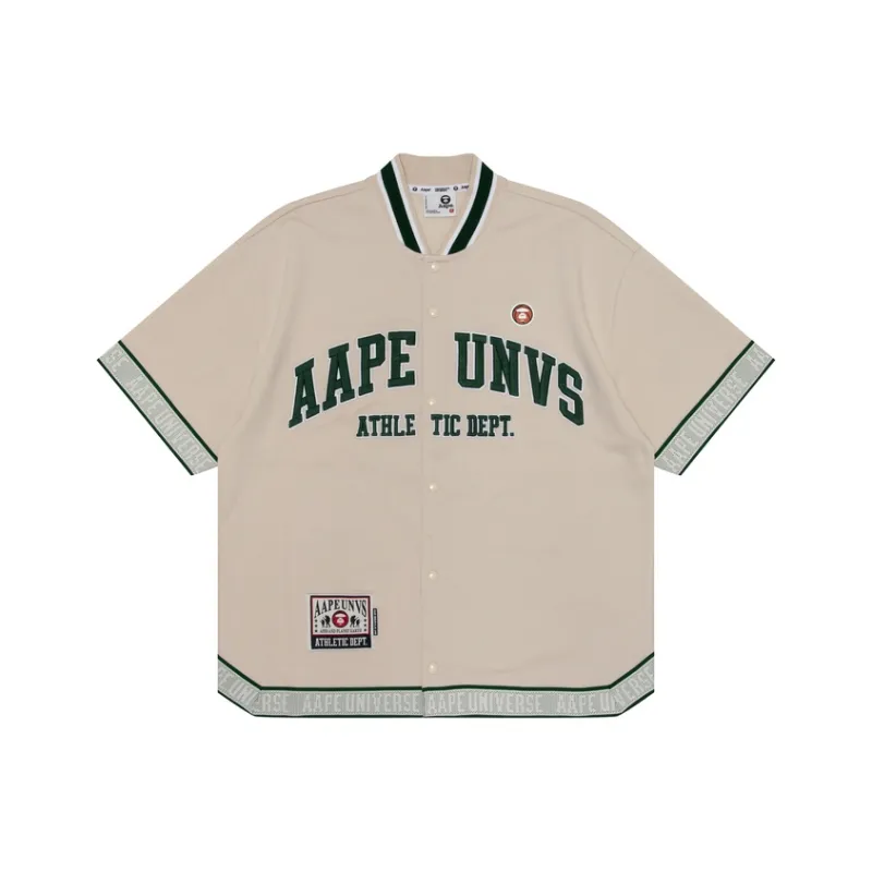 Aape Logo Stripe tipping Shirt-2