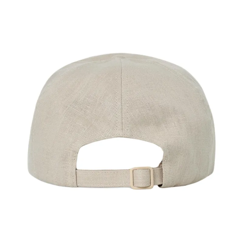COS Linen Baseball Caps Men's Beige-1