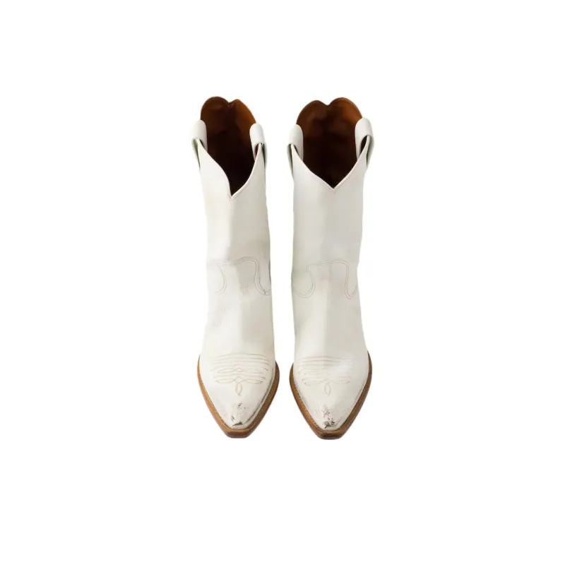 PRADA Ankle Boots 4.5cm Women's White-4
