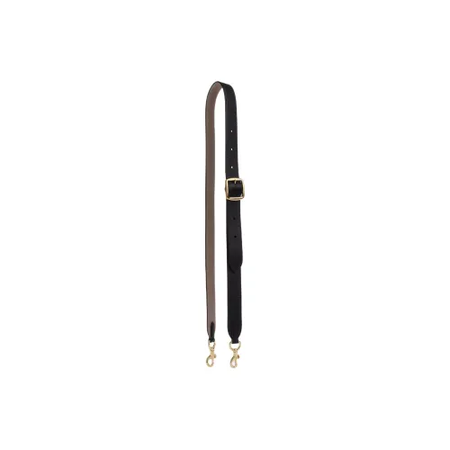 COACH Leather Bag Strap Women's Black