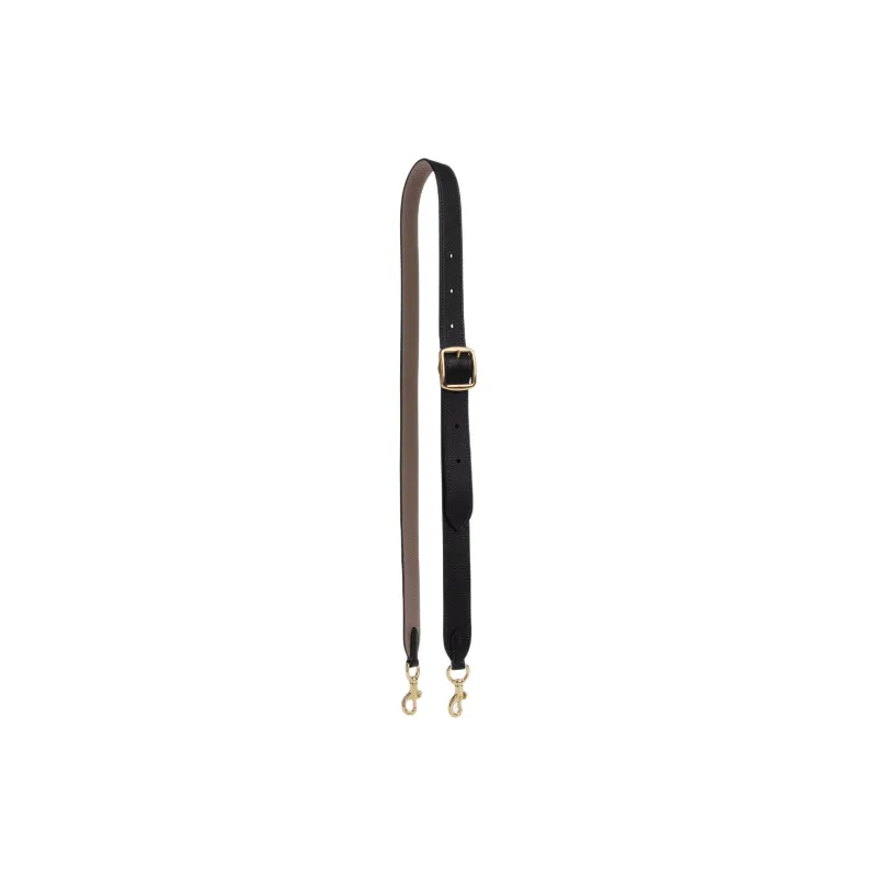 COACH Leather Bag Strap Women's Black-0
