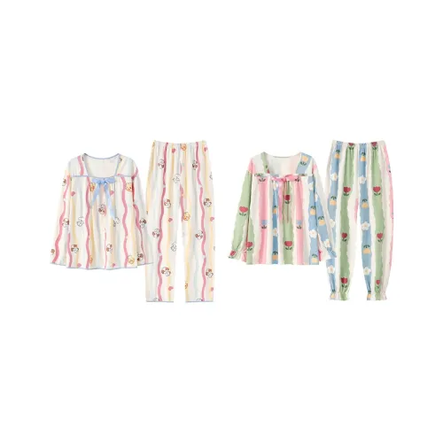 Herbal Primer Pajama Set Women's Combo Set