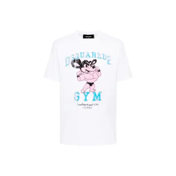 DSQUARED 2 Graphic Printed Crewneck T Shirt