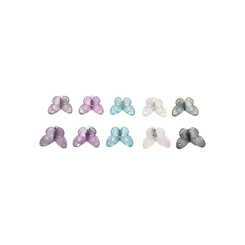 JIANYINGSHU Acrylic Hair Clips Women's-0