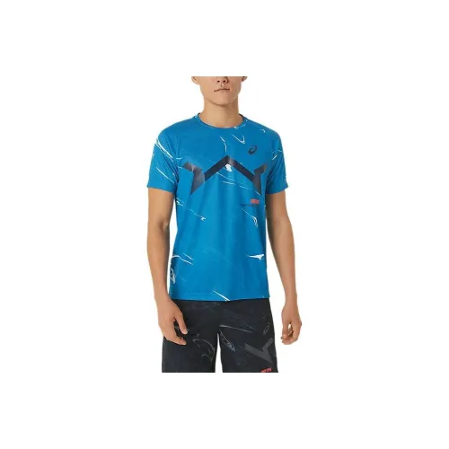 Asics AIM Dry T-Shirts Men Blue