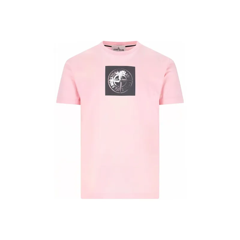 STONE ISLAND Logo Printed Crewneck T Shirt-0