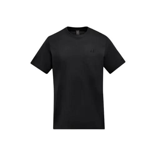 Moose Knuckles Logo Detailed Crewneck T Shirt