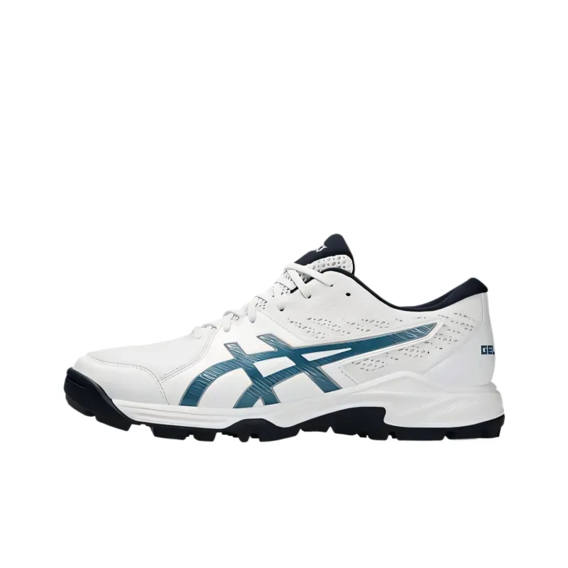 Asics Gel Peake 2 Cushioning, Wear Resistant Low Top Training Shoes Men's White Blue-0