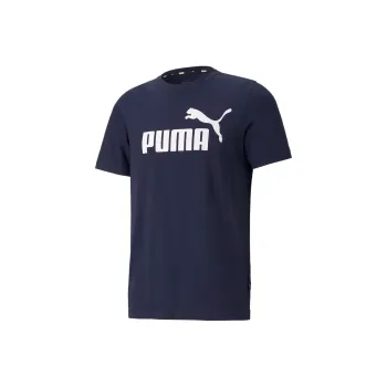 PUMA Essentials Logo T Shirts Men Blue