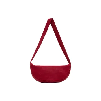 ST. AGNI Suede Shoulder Bag Women's Burgundy