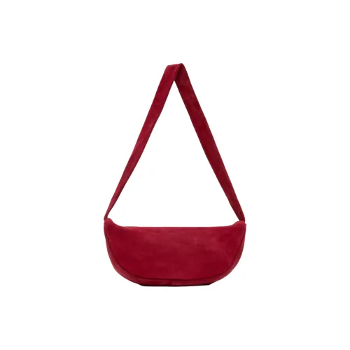 ST. AGNI Suede Shoulder Bag Women's Burgundy