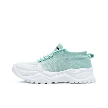 Singing Slip Resistant Breathable Quick Dry Low Top Casual Shoes Unisex White Gray Cyan