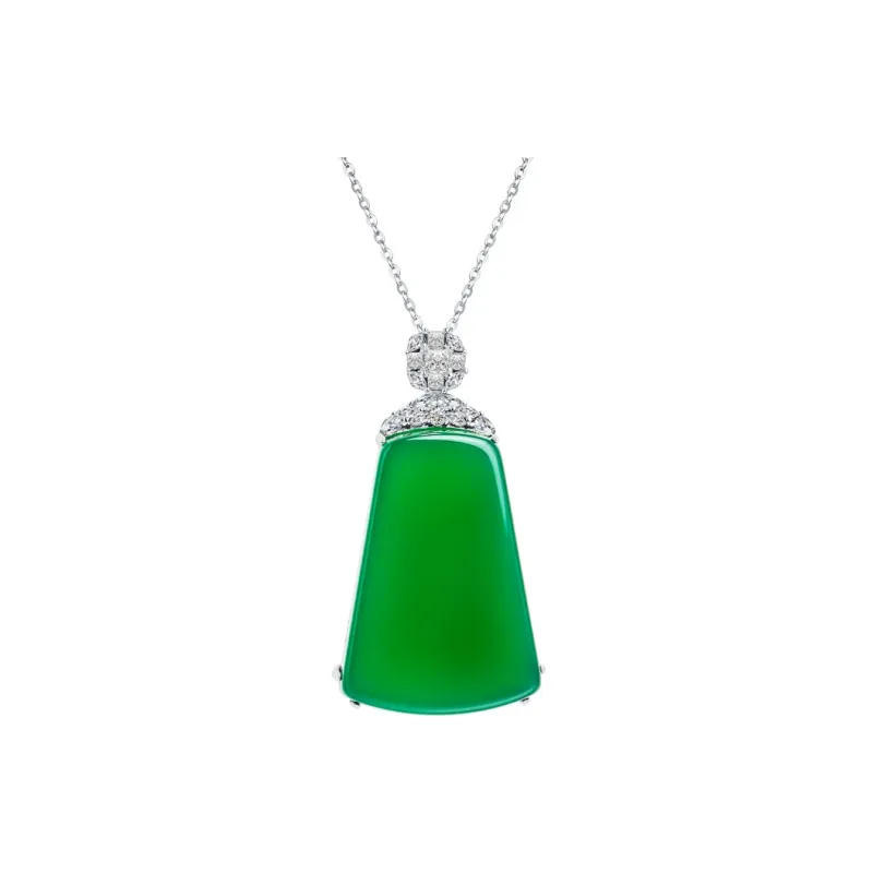 Begoris Chalcedony Necklaces Unisex-0