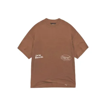 REPRESENT Chain Stitch Rodeo T-Shirt T-Shirt Men's Vintage Brown