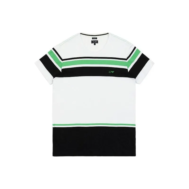 ARMANI JEANS T-Shirts Men White-0