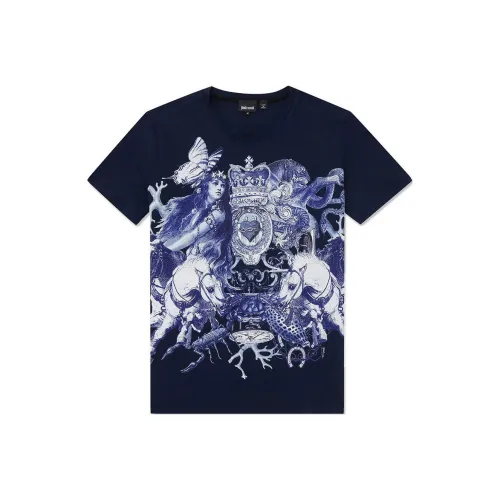 Just Cavalli T Shirt Unisex Blue