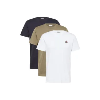 Moncler Logo Patch Pack Of Three T Shirt
