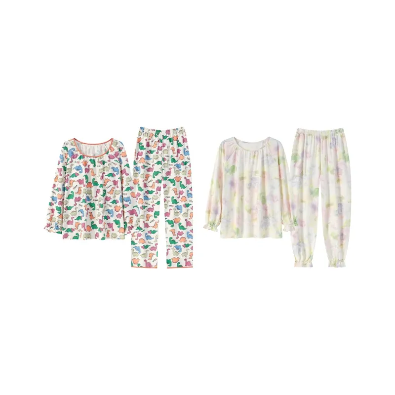 Herbal Primer Pajama Set Women's Combo Set-32
