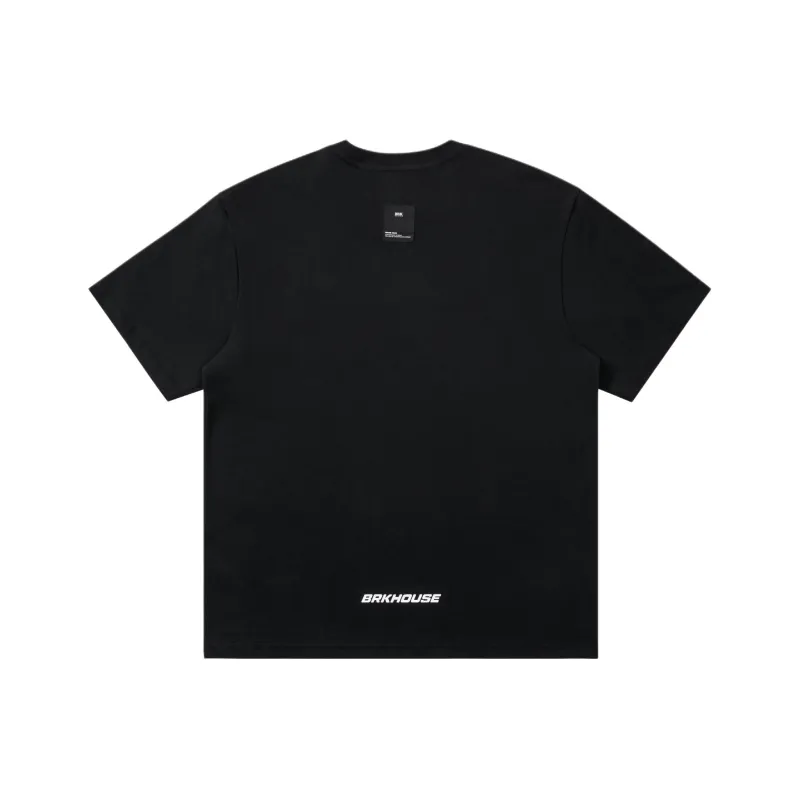 WOOD SOON Top Casual Print Basic Cooling Half Sleeve Unisex-1