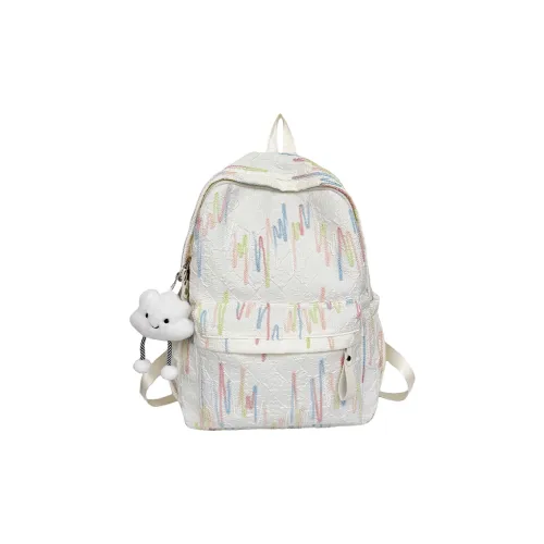 MINIPUDING Nylon Backpack Women's Multicolor