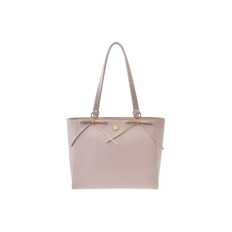 Disney Synthetic Leather Tote Bag Shopping Bag Shoulder Bags Women's Apricot-0