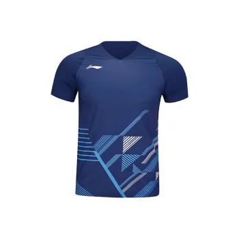 LiNing Badminton Series Raglan Sleeve T Shirt Unisex Indigo