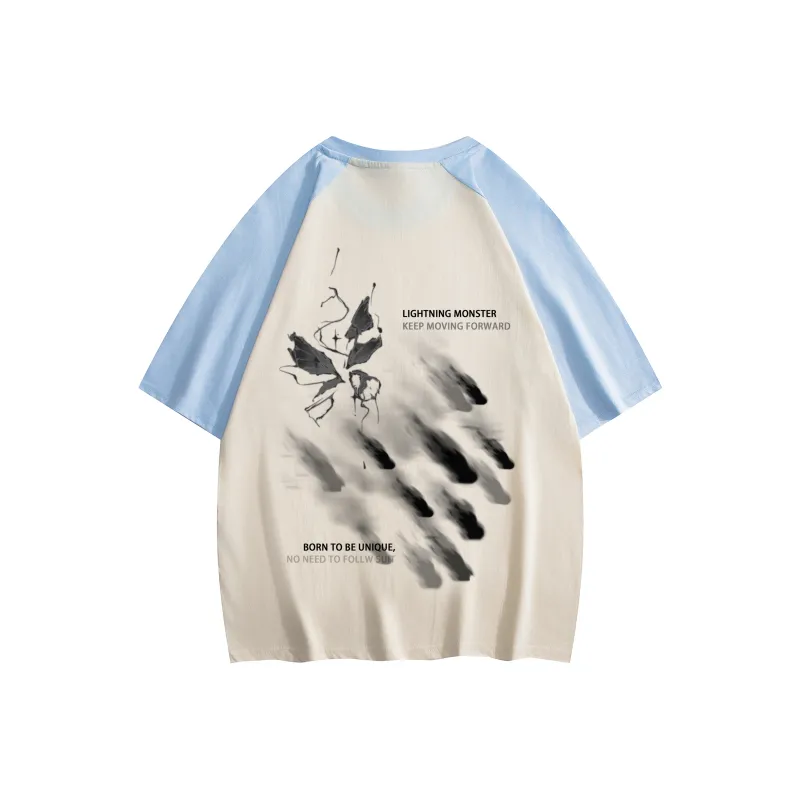 LIGHTNING MONSTER Raglan Sleeve T Shirt Unisex-4