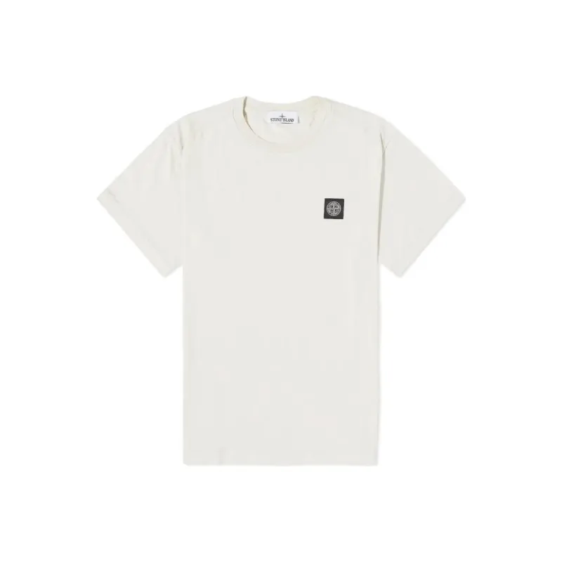 STONE ISLAND T Shirts Men Ecru-0