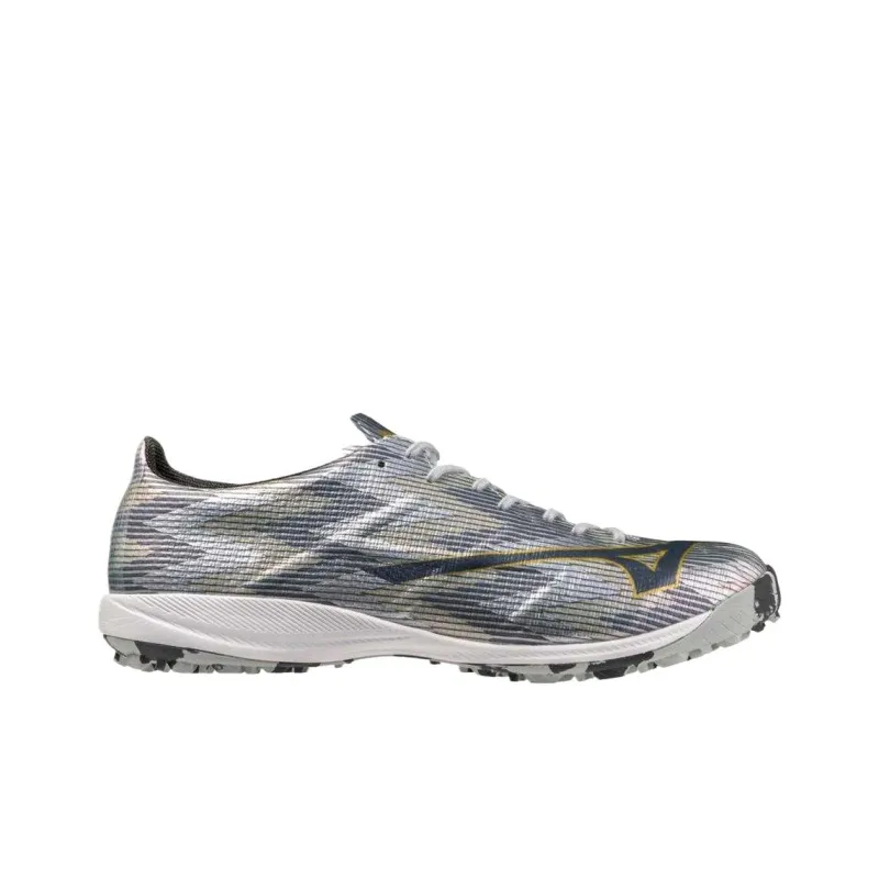 Mizuno Alpha 2 Soccer Shoes Unisex Silver Gold-2