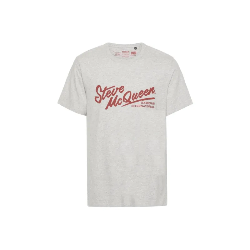 BARBOUR Logo Printed Crewneck T Shirt-0