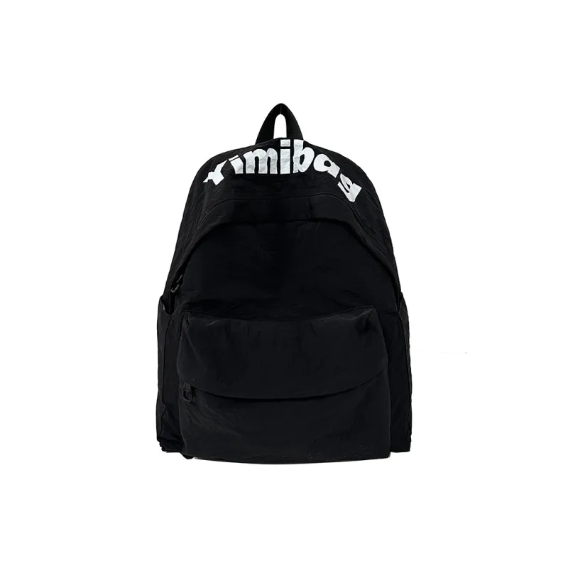 Deli Bear Nylon Backpack Regular Unisex White/Orange/Black/Purple/Green-8