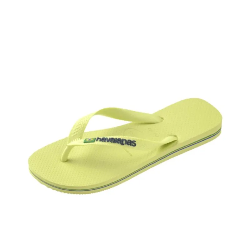 Havaianas Brazil Logo Flip Flops Women's Green-0